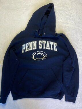 The Victory Penn State Hoodie Mens Medium Navy Blue Lions NCAA Sweatshirt Nittan